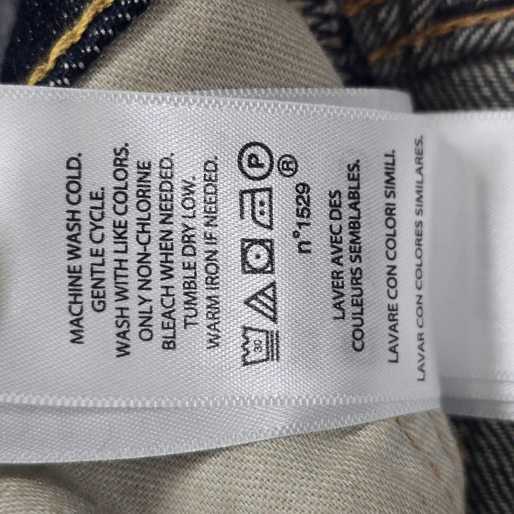 Polo Ralph Lauren Jeans Mens 38x32 Varick Blue Slim Straight Dark Wash Denim
